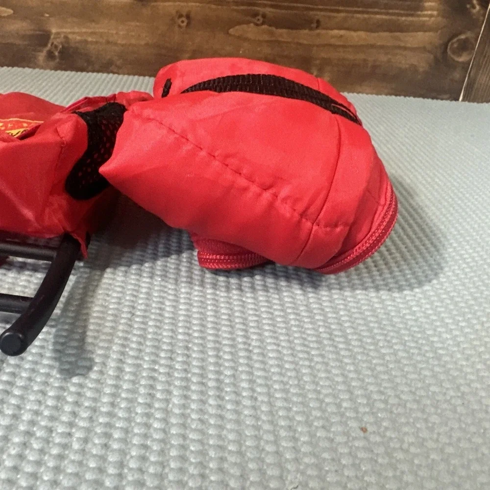 Build A Bear Accessories‎ - Hiking / Camping Backpack with Sleeping Bag Red